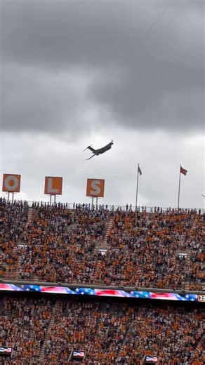 Why would a C-17 fly this low and bank this hard over a packed stadium?Because a military flyover is also a demonstration of what a strategic airlifter can do with surprising precision.The C-17 is built to move heavy cargo, troops and equipment, but its design also gives it