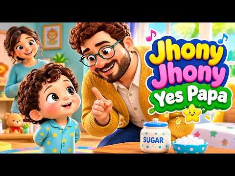 Johnny Johnny Yes Papa 👶😂 | Funny Nursery Rhyme for Kids | 3D Cartoon | Little Wonders