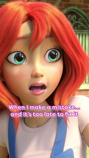 When I make a mistake… and it’s too late to fix it 🫣 #shorts | Winx Club