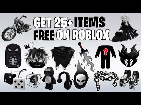 HURRY! 25+ BEST BLACK & SECRET FREE ITEMS ON ROBLOX 2026! 🖤
