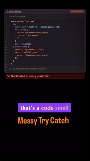 How to do Exception Handling - The Right way by Microsoft SSE #errorhandling #softwareengineer #dev