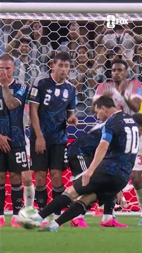 Lionel Messi, the first FIFA World Cup player in history to score in 7 consecutive matches