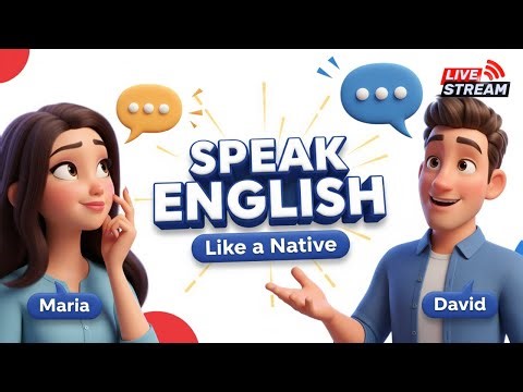 English Conversations for Beginners – LIVE 24/7 Practice for Fluent English