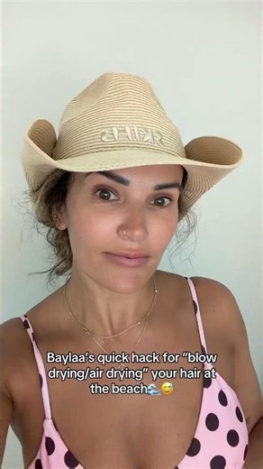 Baylaa’s beach hair hack! Would you try this?? 😅