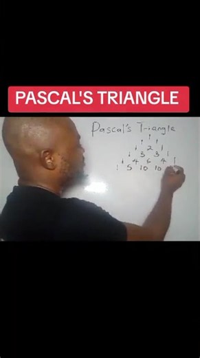 PASCAL TRIANGLE #maths #mathshorts #education #fyp #mathstricks #mathskills