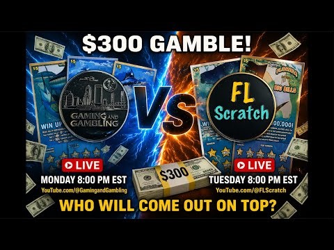 The Battle is back! @GamingandGambling is taking down the lotto with Guy Harvey Florida Big Bills