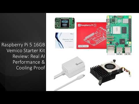 Raspberry Pi 5 16GB Vemico Starter Kit Review: Real AI Performance & Cooling Proof