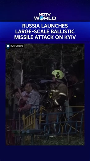 Russia Launches Massive Ballistic Missile Strike On Kyiv