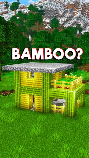 Minecraft Survival Bamboo House....🤔 (Payphone) #minecraft #shorts