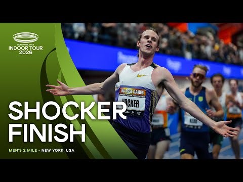 Cole Hocker takes down the field over 2 miles in New York | World Indoor Tour 26