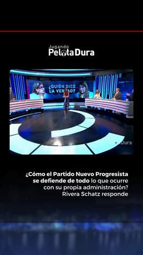 ¿Cómo el Partido Nuevo Progresista se defiende de todo lo que ocurre con su propia administración? Escuche lo que respondió Thomas Rivera Schatz.#JugandoPelotaDura https://t.co/0olfdHtaUg