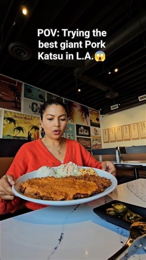 Giant Pork Katsu in L.A.