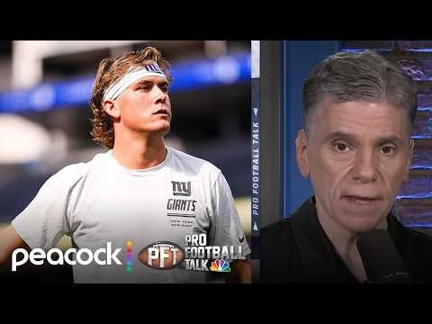 Jaxson Dart’s season-ending injury raises questions for Giants | Pro Football Talk | NFL on NBC