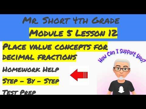 Module 5 Lesson 12 Eureka Math Homework Help (4th Grade)
