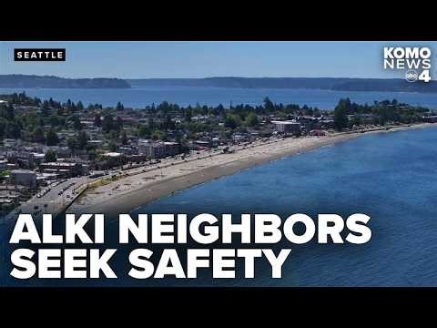 Concerned Alki Beach neighbors seek safety measures seen in other Seattle neighborhoods