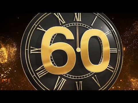 2026 Golden Countdown Clock Timer | 1 Minute 🎉✨