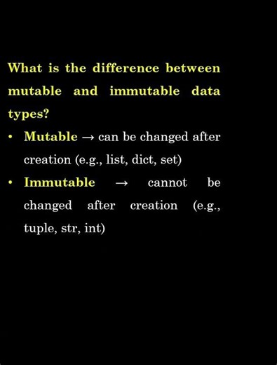 What is the difference between mutable and immutable data types in Python? 🐍