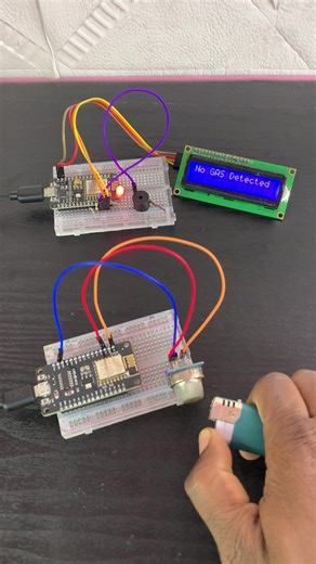 Wireless Gas Detection Alarm System with ESP8266