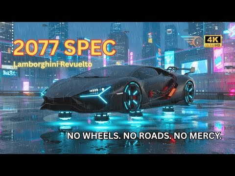 Lamborghini Revuelto 2077: Flying Through Night City (ASMR Visuals) | Beyond Asphalt