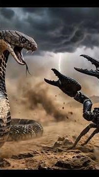 Deadly Showdown: Cobra vs Scorpion in the Desert Storm ⚡
