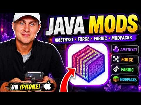 Minecraft Java on iPhone with Amethyst 🔥📱 (Forge + Fabric + Mods!)