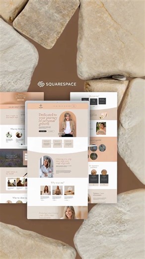 squarespace 7 1 wellness coach website