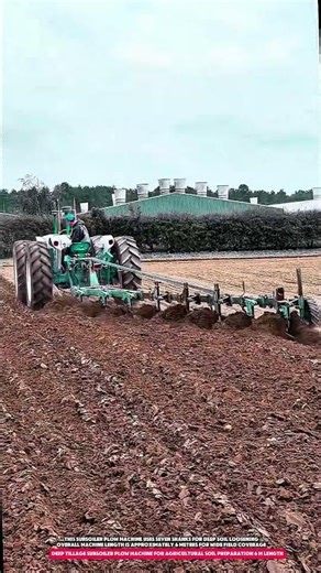 Deep Tillage Subsoiler Plow Machine for Agricultural Soil Preparation 6 m Length