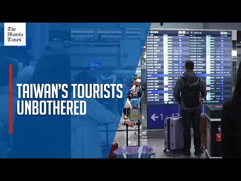 Taiwan travelers keep plans despite Chinese military drills