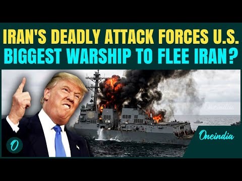 US Warship USS Gerald R Ford BOMBED By Iran? Trump’s Warship FLEES After 300 Days | US Iran War