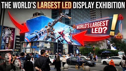 The world's biggest LED screen fair left me speechless — here's what I saw