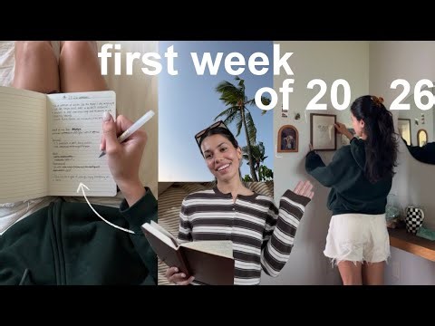 the first week of 2026 & what I got up to