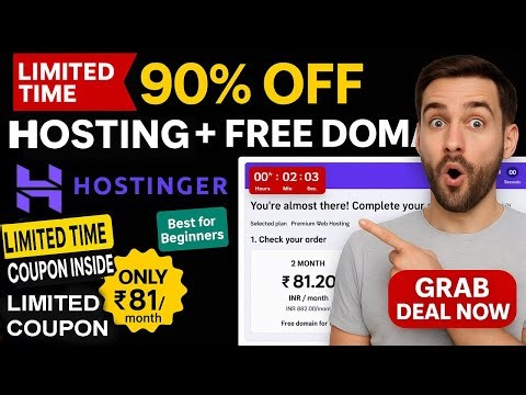 Hostinger Promo Code 2025 India – Cheapest Plans with Free Domain
