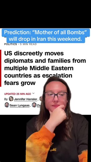 Prediction: 'Mother of All Bombs' to Drop in Iran This Weekend?