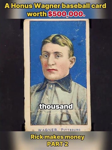 PART 2 | $500,000 Honus Wagner Baseball Card 😱 | One of the Rarest Ever