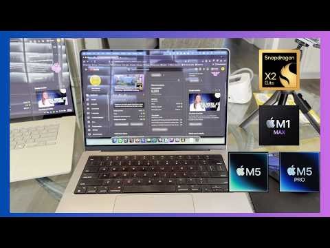 M1 Max vs M5 Pro vs Snapdragon X2 Elite: The Ultimate 2026 Showdown! 💻🚀 -- Which one should you buy?