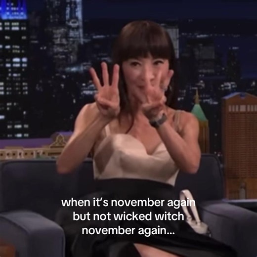 Michelle Yeoh as the Wicked Witch: The 'November Again' Meme