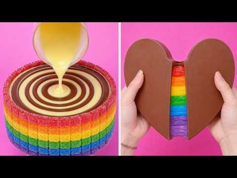 Oddly Satisfying Chocolate Cake Decorating Compilation | Quick and Easy Chocolate Cake Tutorials