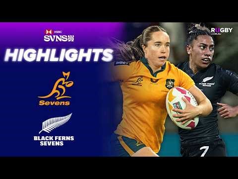 Australia v New Zealand Highlights | Women's Cup Final | HSBC SVNS Hong Kong