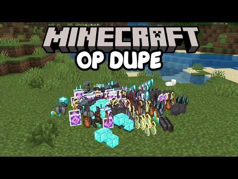 *NEW* Op Any Item Duplication Glitch Setup In Minecraft Any Device Very OP Realms,Servers,Norm World