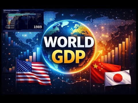 GDP by Country (1960–2024) 🌍 Top Economies Ranked