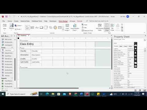 New Perspectives Access 2019 | Module 11: SAM Project 1b Ridgedale College #newperspectives