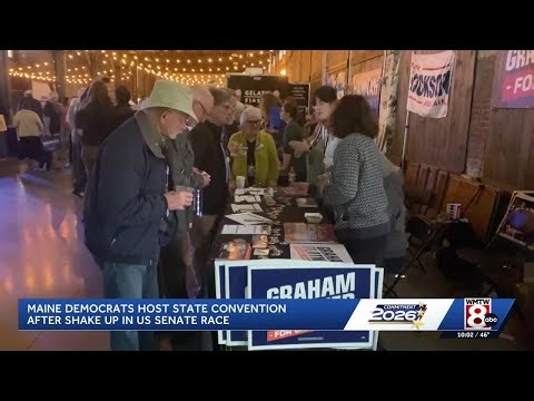 Maine Democrats host state convention after shake up in US Senate race