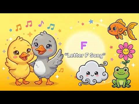 The Letter F Song 🐟 | ABC Magic | Goslingduckling