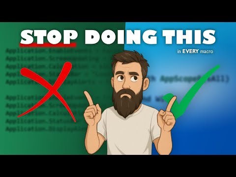 The Lines of VBA I Will NEVER Type Again