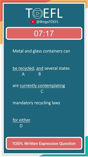TOEFL Grammar Practice #492 | Written Expression Questions (Both vs Either)