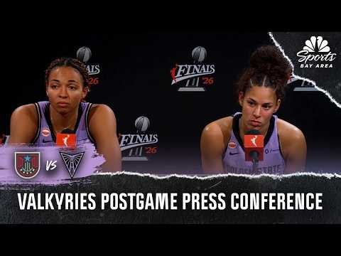 Kiah Stokes, Veronica Burton analyze Valkyries' Game 2 loss | NBC Sports BA
