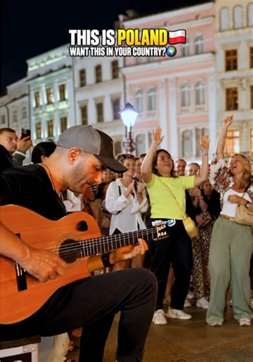 Viva La Vida – Coldplay 🇵🇱 Music Unites People 🌍 #vivalavida #coldplay #imadfares #latino #spanishguitar