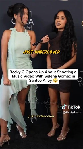 Becky G CONFIRMS Selena Gomez Is on Another Song Together 👀🔥 #selenagomez #beckyg #fyp
