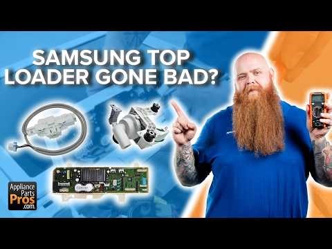 Samsung Top-Load Washer Won't Start? Test These 3 Parts First