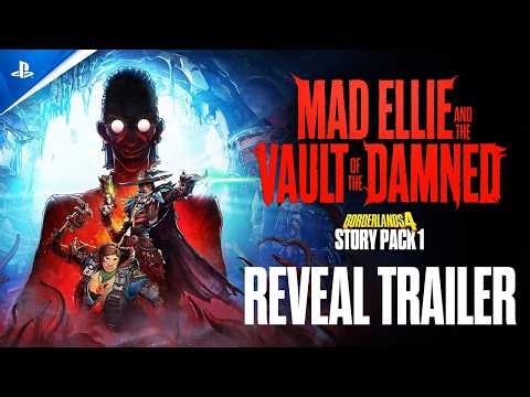 Borderlands 4 - Story Pack 1: Mad Ellie and the Vault of the Damned Reveal Trailer | PS5 Games